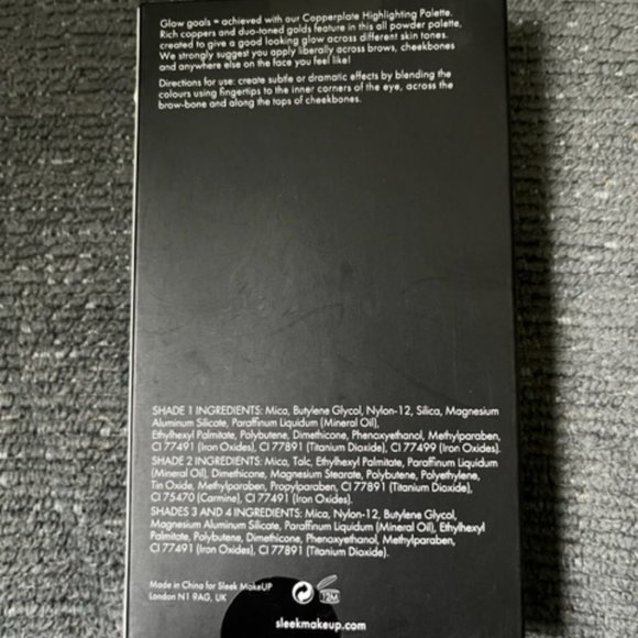 Sleek Makeup Highlighting Palette - Copperplate (New in Box) - Picture 2 of 2